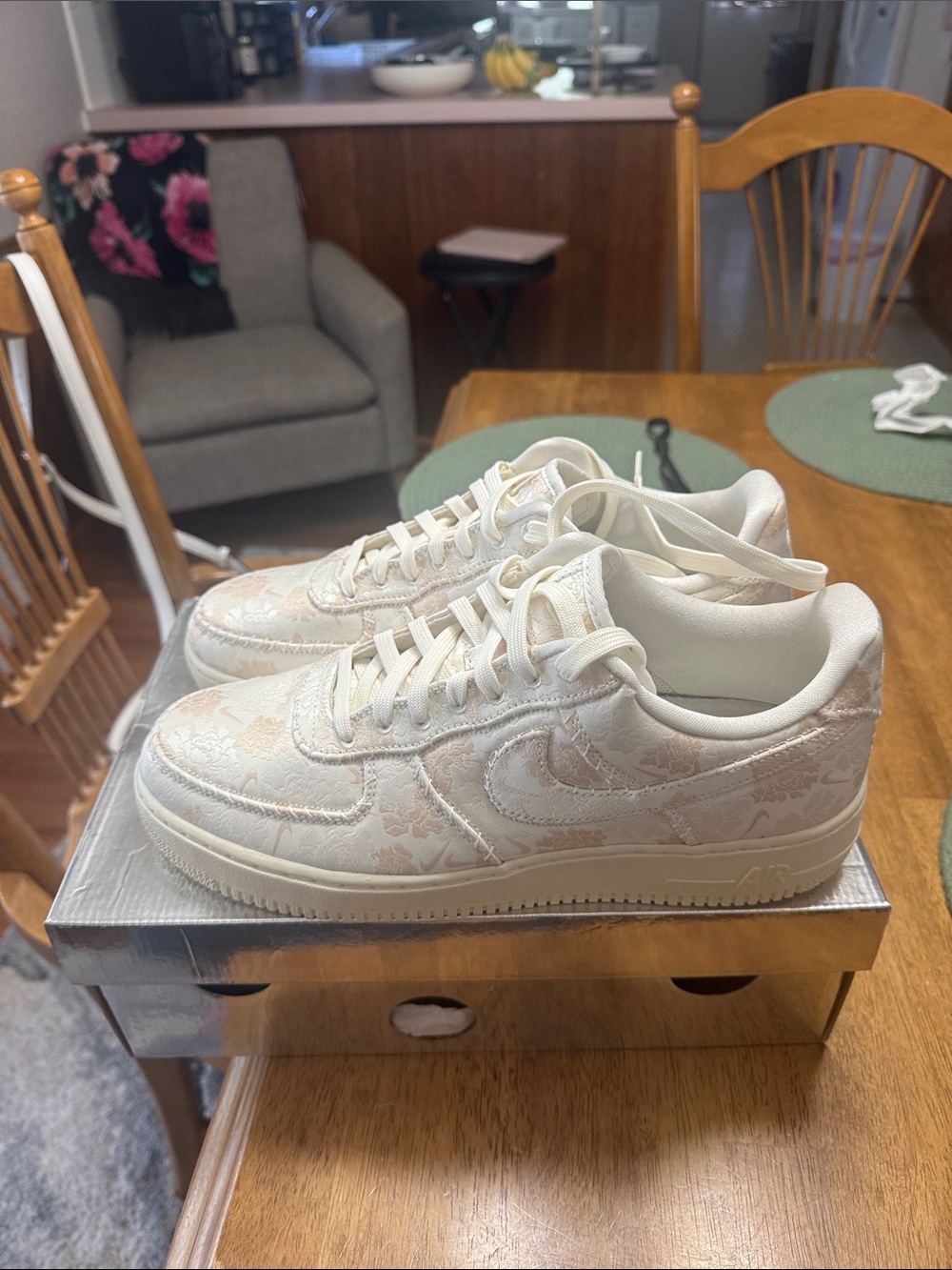 Air Force 1 satin floral